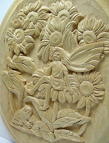 Fairy Plaque - #2 - Detailed View