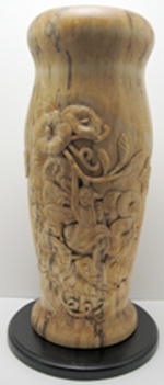 Carved Turnings Wood Carvings - Fairy Vase