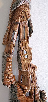Bark Carving - #12 - Detailed view