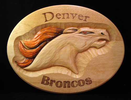 Denver Broncos - #7 - 46 x 36 cm  (18 x 14 inches)