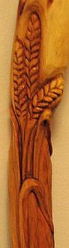 Staff (Walking Stick) Wood Carvings - Diamond Willow Staff